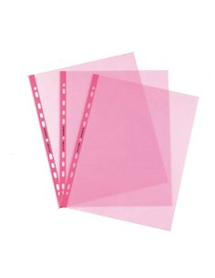 25 Buste forate Pastel 22x30 rosa liscio Favorit 100206799