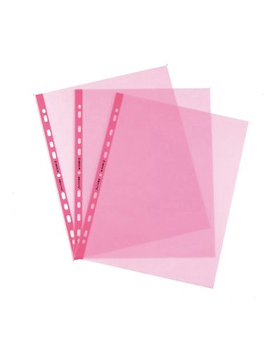 25 Buste forate Pastel 22x30 rosa liscio Favorit 100206799
