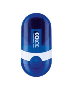 Timbro Pocket Stamp R40 diametro 40mm 5righe autoinchiostrante blu COLOP POCKET.R40.BLU COLOP TIMBRI AUTOINCHIOSTRANTI
