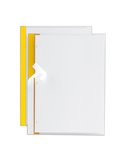 10 cartelline Poli 200 210x297mm PP trasparente dorso giallo Sei Rota 66230506