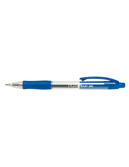 Penna sfera scatto EASY GEL tratto 0,5mm blu TRATTO 827701 TRATTO A SCATTO