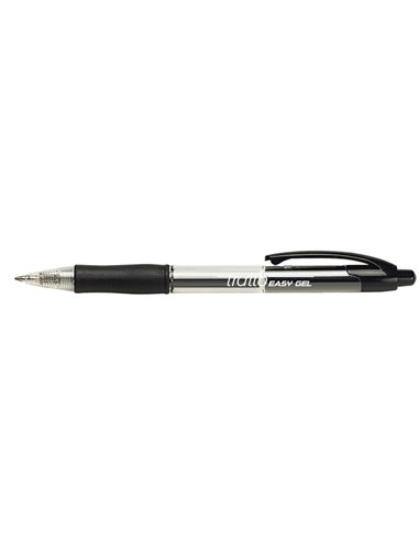 Penna sfera scatto EASY GEL tratto 0,5mm nero TRATTO 827703 TRATTO A SCATTO