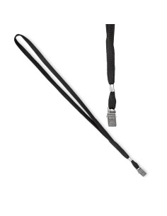 100 CORDONCINI NERO PER PORTANOME 49X1CM ART.31-093 31-093-N-B LEBEZ PORTABADGE E ACCESSORI