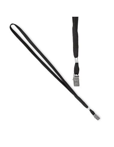 100 CORDONCINI NERO PER PORTANOME 49X1CM ART.31-093 31-093-N-B LEBEZ PORTABADGE E ACCESSORI