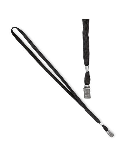 100 CORDONCINI NERO PER PORTANOME 49X1CM ART.31-093 31-093-N-B LEBEZ PORTABADGE E ACCESSORI