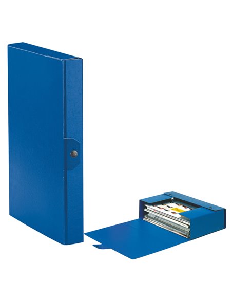 Scatola progetto C24 25x35cm dorso 4 blu ESSELTE 390324050