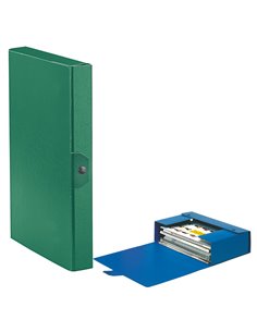 Scatola progetto C24 25x35cm dorso 4 verde ESSELTE 390324180 ESSELTE SCATOLE ARCHIVIO CON BOTTONE