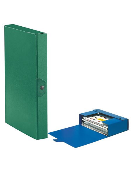Scatola progetto C24 25x35cm dorso 4 verde ESSELTE 390324180 ESSELTE SCATOLE ARCHIVIO CON BOTTONE