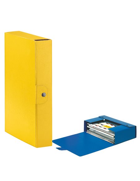 Scatola progetto C26 25x35cm dorso 6 giallo ESSELTE 390326090