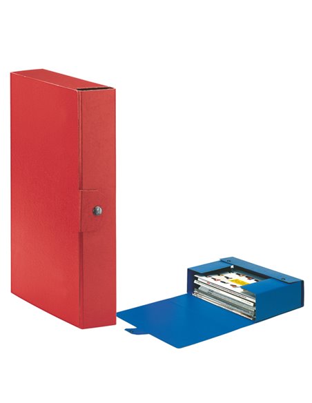 Scatola progetto C26 25x35cm dorso 6 rosso ESSELTE 390326160 ESSELTE SCATOLE ARCHIVIO CON BOTTONE