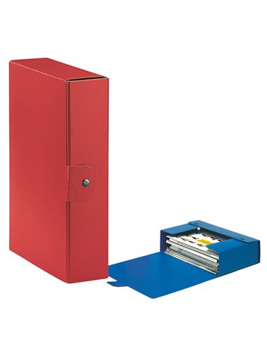 Scatola progetto C28 25x35cm dorso 8 rosso ESSELTE 390328160 ESSELTE SCATOLE ARCHIVIO CON BOTTONE