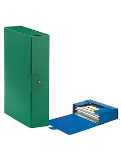 Scatola progetto C28 25x35cm dorso 8 verde ESSELTE 390328180 ESSELTE SCATOLE ARCHIVIO CON BOTTONE