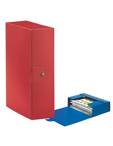 Scatola progetto C30 25x35cm dorso 10 rosso ESSELTE 390330160 ESSELTE SCATOLE ARCHIVIO CON BOTTONE