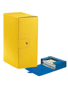 Scatola progetto C35 25x35cm dorso 15 giallo ESSELTE 390335090 ESSELTE SCATOLE ARCHIVIO CON BOTTONE
