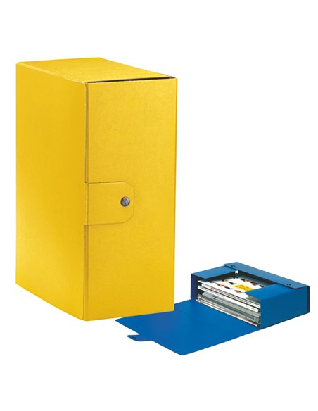 Scatola progetto C35 25x35cm dorso 15 giallo ESSELTE 390335090 ESSELTE SCATOLE ARCHIVIO CON BOTTONE