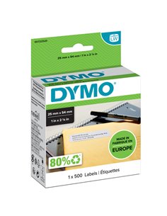 ROTOLO 500 ETICHETTE BIANCHE 25X54MM DYMO LW X INDIRIZZI 113520 S0722520 DYMO ETICHETTE-NASTRI-TAMPONI PER ETICHETTATRICI E P...
