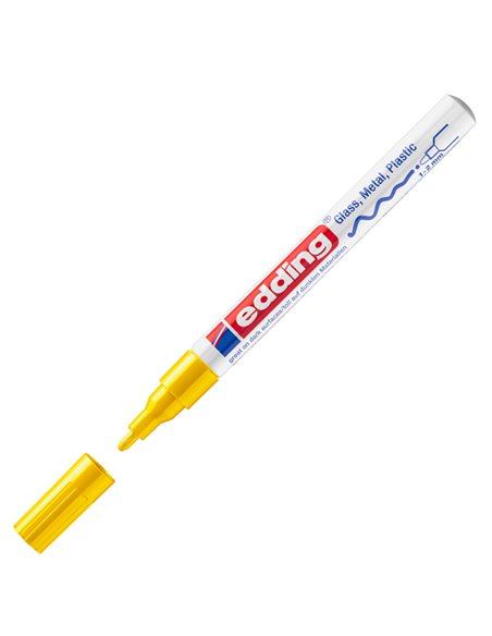 Marcatore EDDING 751 punta fine vernice giallo E-751 005 EDDING A VERNICE