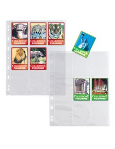10 buste forate ATLA K 21x29,7cm porta 9 figurine SEI ROTA 662505 SEI ROTA BUSTE PER USI DIVERSI E DEDICATI