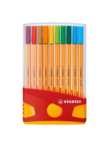 ASTUCCIO 20 PENNARELLI STABILO POINT 88 COLOR PARADE 8820-03 STABILO FINELINER