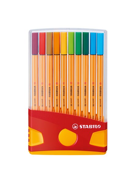 ASTUCCIO 20 PENNARELLI STABILO POINT 88 COLOR PARADE 8820-03 STABILO FINELINER
