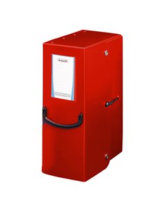 SCATOLA ARCHIVIO PICK UP ROSSO 35X25 D.16CM FELLOWES 40273. FELLOWES SCATOLE ARCHIVIO CON BOTTONE