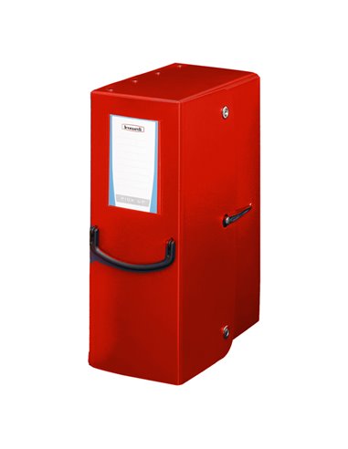 SCATOLA ARCHIVIO PICK UP ROSSO 35X25 D.20CM FELLOWES 40275. FELLOWES SCATOLE ARCHIVIO CON BOTTONE
