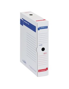 Scatola archivio MEMORY X80 25x35cm dorso 8cm SEI ROTA 673208