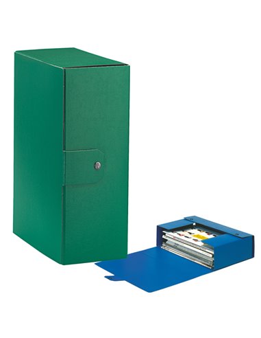 Scatola progetto C32 25x35cm dorso 12 verde ESSELTE 390332180 ESSELTE SCATOLE ARCHIVIO CON BOTTONE