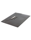 CARTELLINA CON ELASTICO IN PPL TRASP. GRIGIO FELLOWES 40337.