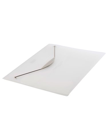 CARTELLINA CON ELASTICO IN PPL TRASP. NEUTRO FELLOWES 40338.