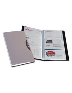 PORTABIGLIETTI VISITA 240 TASCHE SILVER C/CUSTODIA 40350. FELLOWES PORTABIGLIETTI DA VISITA