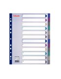 Separatore in PPL traslucido 12 tasti f.to A4 MAXI 24,5x29,7cm ESSELTE 20649
