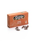 SCATOLA 100 PUNTINE N.4 ACCIAIO LUCIDO LEONE PL4