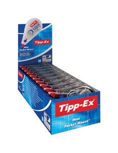 Box 10 correttore a nastro Mini Pocket Mouse 5mmx6mt TIPP-EX 932564 TIPP-EX CORRETTORI A NASTRO