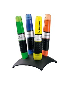 SET 4 EVIDENZIATORI STABILO LUMINATOR 7104-2 7104-2 STABILO COLORE LIQUIDO