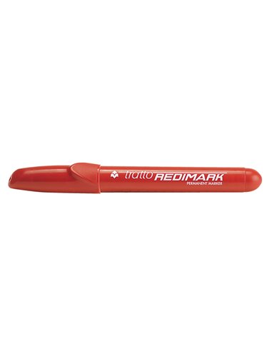 MARCATORE TRATTO REDIMARK ROSSO P.SCALPELLO 857002 TRATTO PERMANENTI