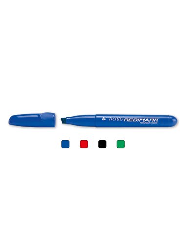 MARCATORE TRATTO REDIMARK ROSSO P.SCALPELLO 857002 TRATTO PERMANENTI