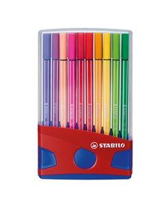 ASTUCCIO 20 PENNARELLI STABILO PEN 68 COLOR PARADE 6820-04