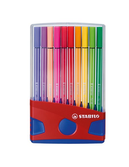 ASTUCCIO 20 PENNARELLI STABILO PEN 68 COLOR PARADE 6820-04