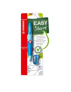 PORTAMINE STABILO® EASYergo 3,15mm azzurro PER DESTRORSI + AFFILAMINE B-46873-5 STABILO PORTAMINE