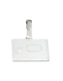 PORTABADGE RIGIDO POCKET L460 53X85MM C/CLIP IN PLASTICA L460
