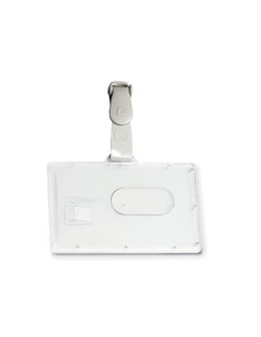 PORTABADGE RIGIDO POCKET L460 53X85MM C/CLIP IN PLASTICA L460 FELLOWES PORTABADGE E ACCESSORI
