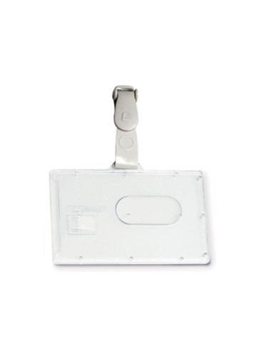 PORTABADGE RIGIDO POCKET L460 53X85MM C/CLIP IN PLASTICA L460 FELLOWES PORTABADGE E ACCESSORI