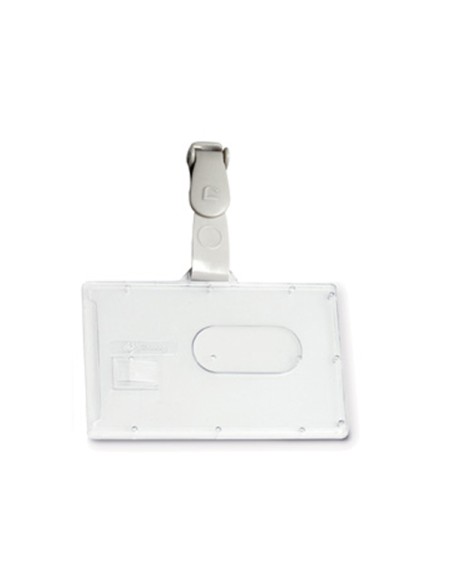 PORTABADGE RIGIDO POCKET L460 53X85MM C/CLIP IN PLASTICA L460 FELLOWES PORTABADGE E ACCESSORI