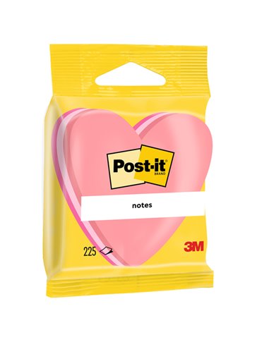 BLOCCO CUORE 225 foglietti Post-it® 70x70mm 2007-H 72gr 7100172402