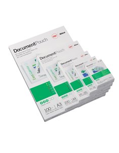 Scatola 25 pouches 2x75mic 303x426mm A3 (retro adesivo) Peel'n Stick GBC 3747526 GBC POUCHES PER PLASTIFICARE