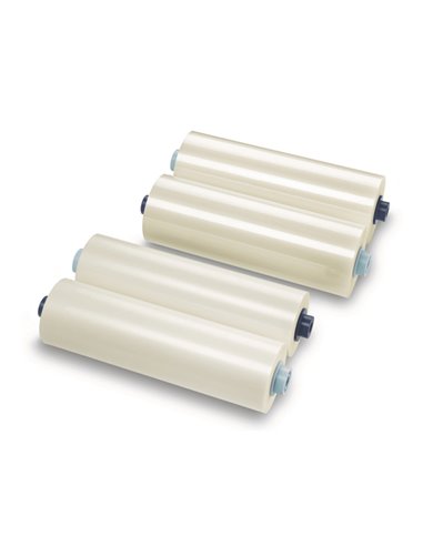 2 BOBINE FILM X PLASTIFICAZIONE 305MMX60MT 125MIC. LUCIDO 3400931EZ