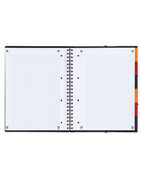 Maxi spiralato 240x297mm 5mm c/margine 80fg 80gr Organizerbook OXFORD 100102777 OXFORD BLOCCHI MEETING