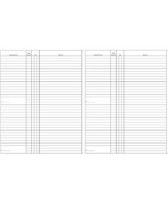 REGISTRO LIBRO SOCI SPA/SRL 31X24,5 47PAG. E2376 E2376