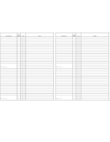 REGISTRO LIBRO SOCI SPA/SRL 31X24,5 47PAG. E2376 E2376